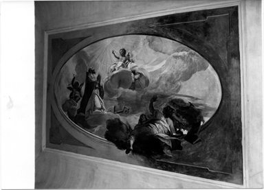 Sant'Agostino medita sul mistero della Trinità